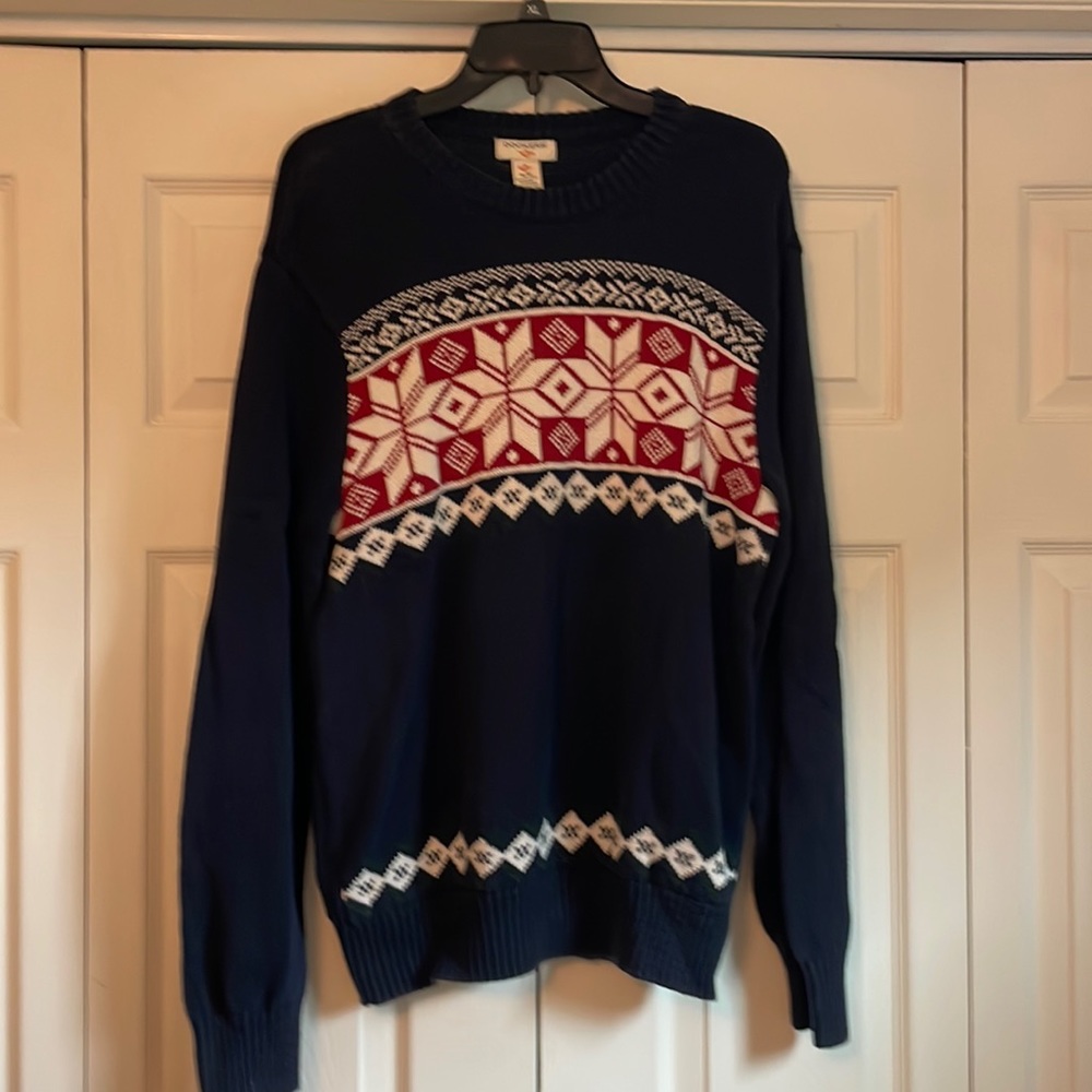 VINTAGE SKI SWEATER. DOCKERS. MENS M.